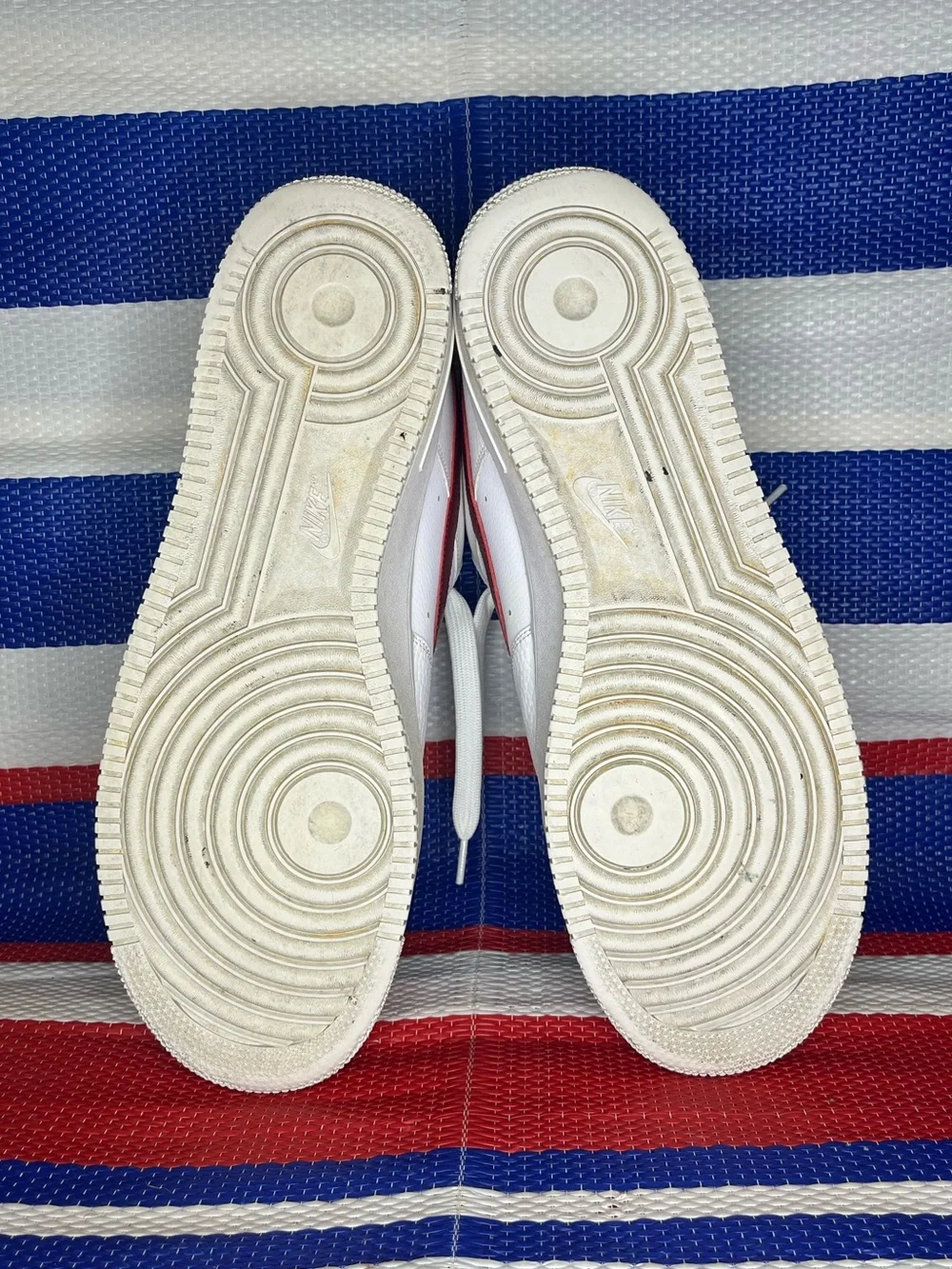 NIKE Men's Air Force 1 '07 LV8 White Night Maroon Shoes Size 14 CZ0326-100_10